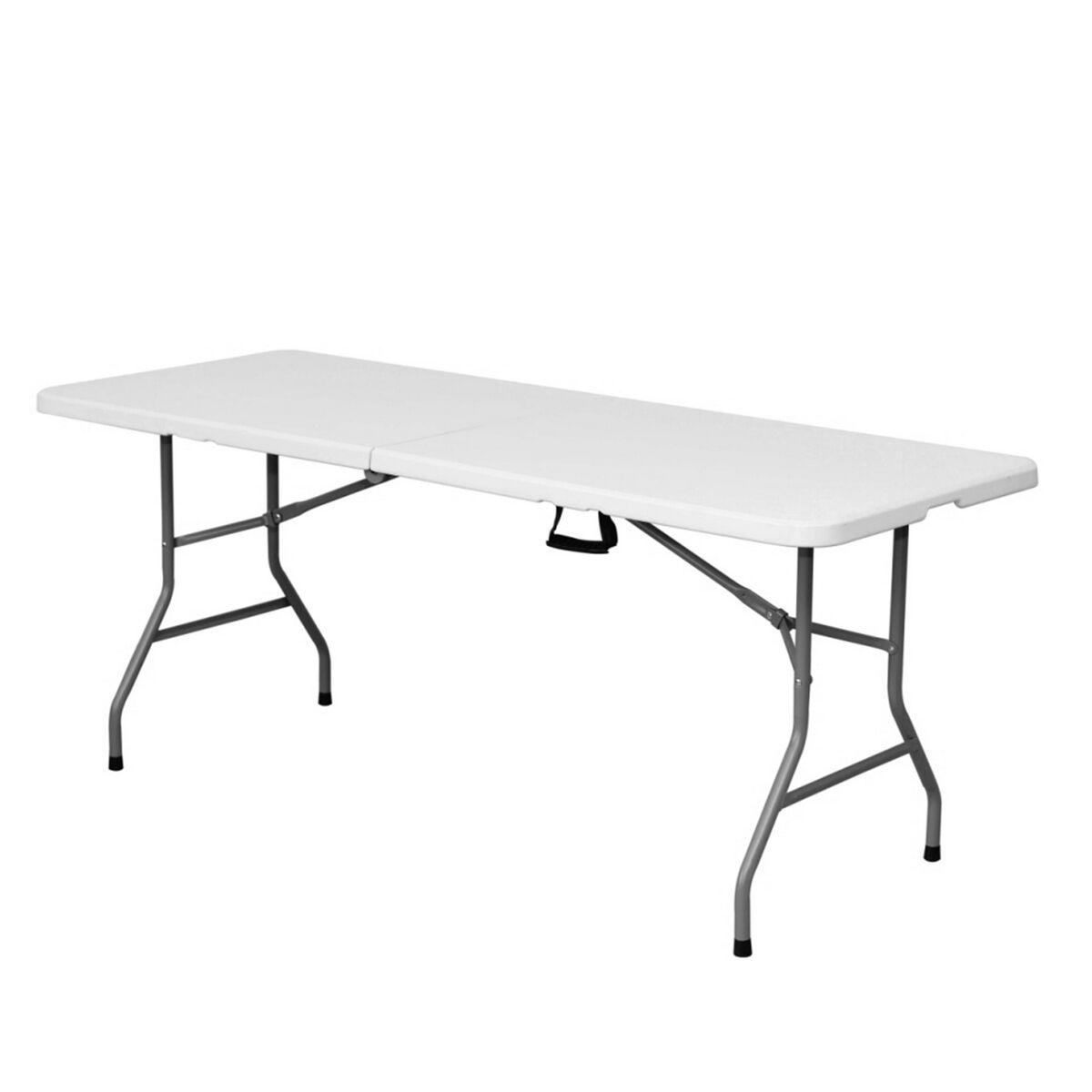 Sammenklappeligt bord Hvid HDPE 180 x 70 x 74 cm
