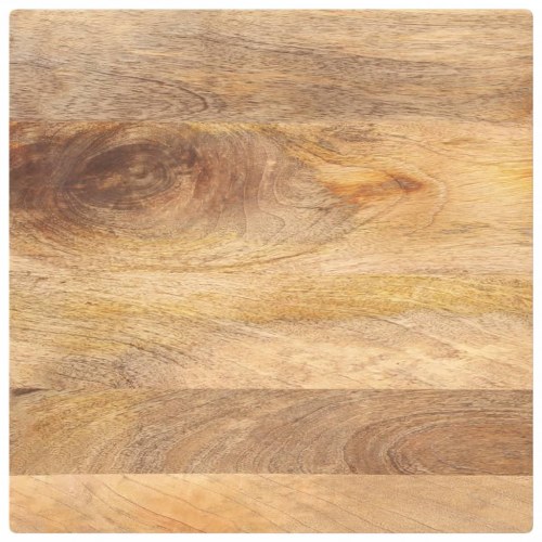 Bordplade i massivt mangotræ 40 x 40 x 2,5 cm