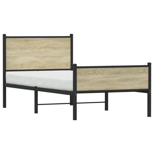 Sengeramme i metal 100 x 190 cm - sonoma-eg