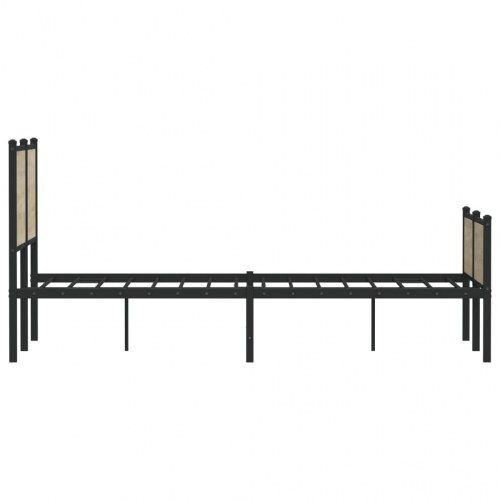 Sengeramme uden madras 120x200 cm i metal - sonoma-eg