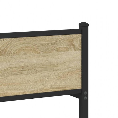 Sengeramme uden madras 120x200 cm i metal - sonoma-eg