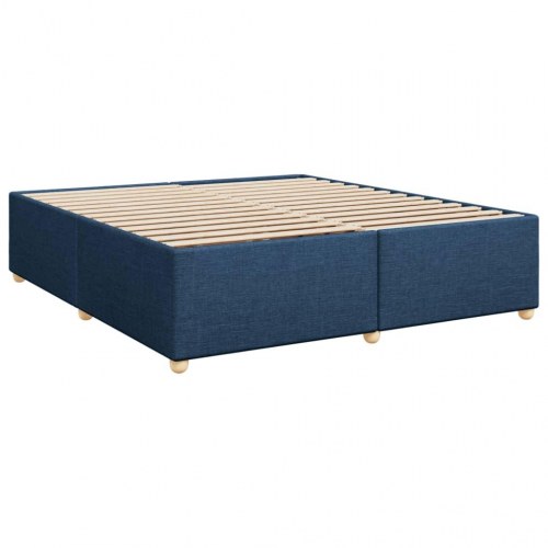 Sengeramme uden madras 200 x 200 cm - blå