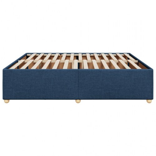 Sengeramme uden madras 200 x 200 cm - blå