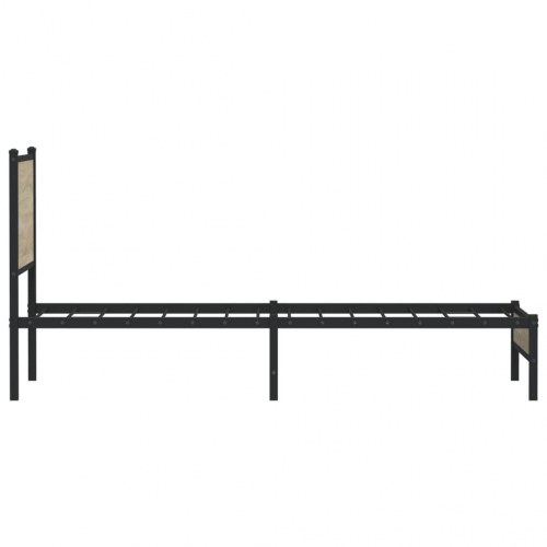 Sengeramme uden madras 90 x 200 cm i metal - sonoma-eg