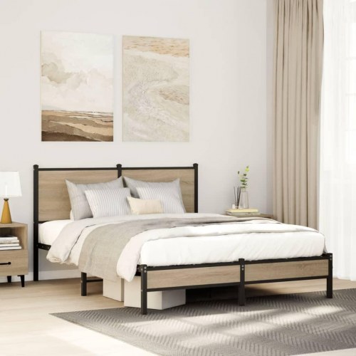 Sengeramme uden madras 140 x 190 cm - sonoma-eg