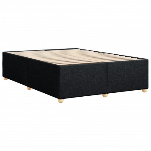 Sengeramme uden madras 160 x 200 cm stof - sort