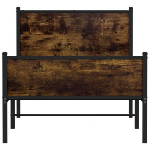 Sengeramme uden madras 75 x 190 cm - røget egetræsfarve