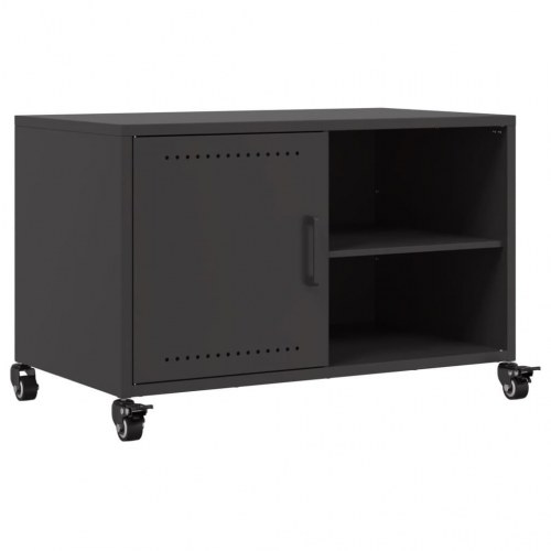 Tv-bord 68x39x43,5 cm stål sort
