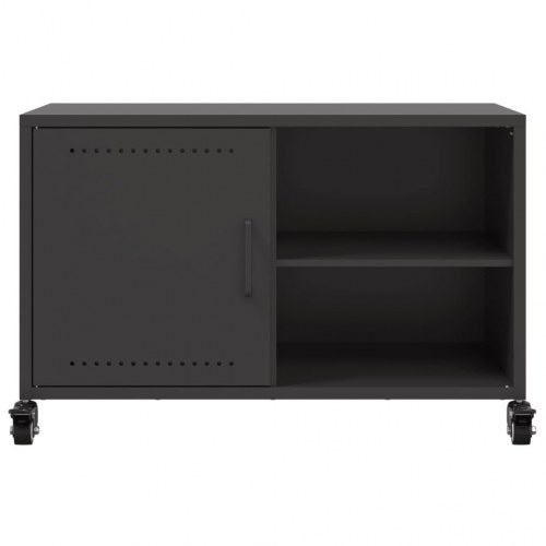Tv-bord 68x39x43,5 cm stål sort