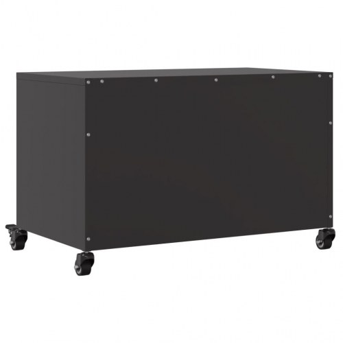Tv-bord 68x39x43,5 cm stål sort