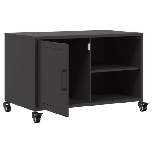Tv-bord 68x39x43,5 cm stål sort