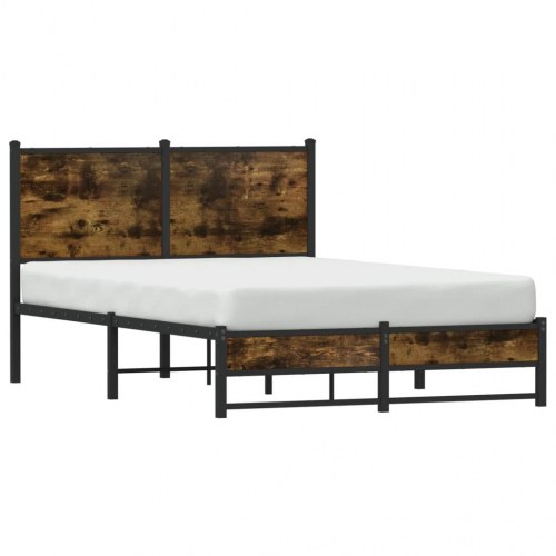 Sengeramme uden madras 120 x 190 cm - røget egetræsfarve