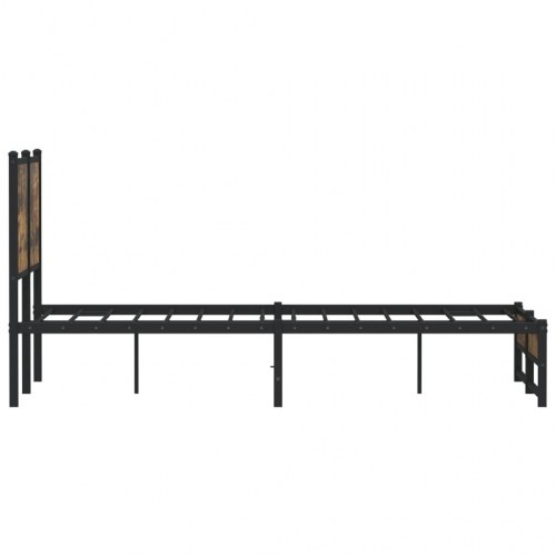 Sengeramme uden madras 120 x 190 cm - røget egetræsfarve