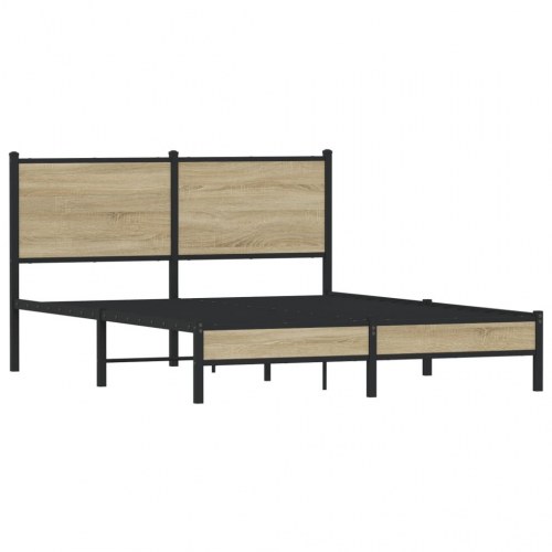 Sengeramme uden madras 140 x 200 cm i metal - sonoma-eg