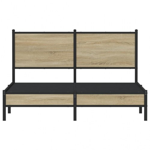 Sengeramme uden madras 140 x 200 cm i metal - sonoma-eg