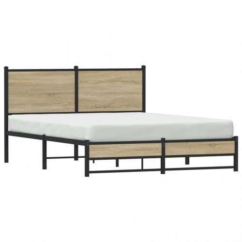 Sengeramme 150 x 200 cm i metal - sonoma-eg