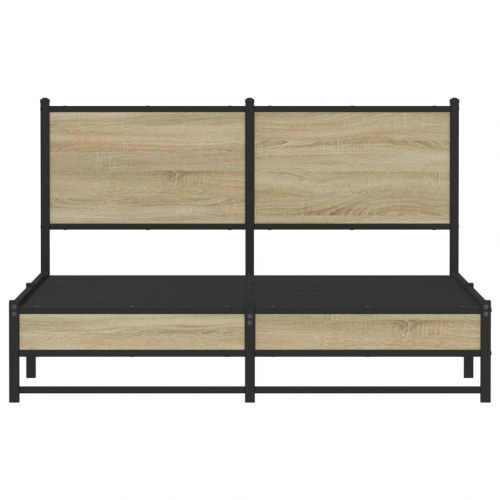 Sengeramme 150 x 200 cm i metal - sonoma-eg