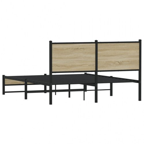 Sengeramme 150 x 200 cm i metal - sonoma-eg