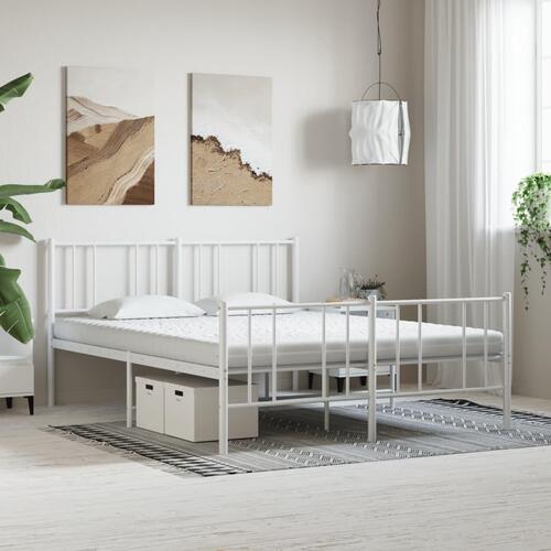Skummadras 180x210 cm 7 zoner hårdhed 20 ILD hvid