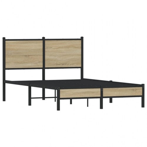 Sengeramme 120 x 190 cm i metal - sonoma-eg