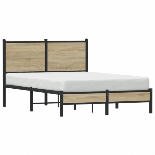 Sengeramme 120 x 190 cm i metal - sonoma-eg