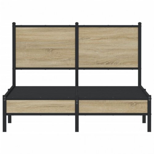 Sengeramme 120 x 190 cm i metal - sonoma-eg