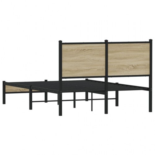 Sengeramme 120 x 190 cm i metal - sonoma-eg