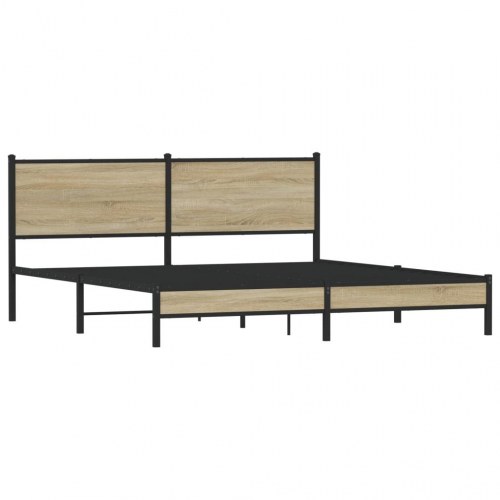 Sengeramme 160 x 200 cm i metal - sonoma-eg