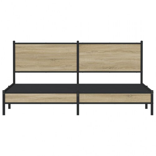 Sengeramme 160 x 200 cm i metal - sonoma-eg