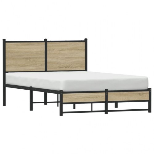 Sengeramme 120 x 200 cm i metal - sonoma-eg