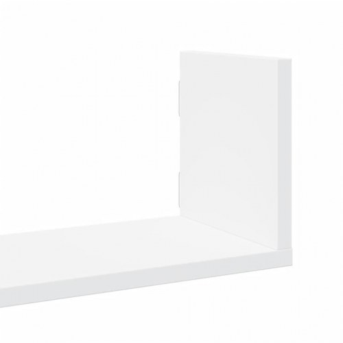 Væghylder 3 stk. 58 x 18 x 18 cm i konstrueret træ hvid