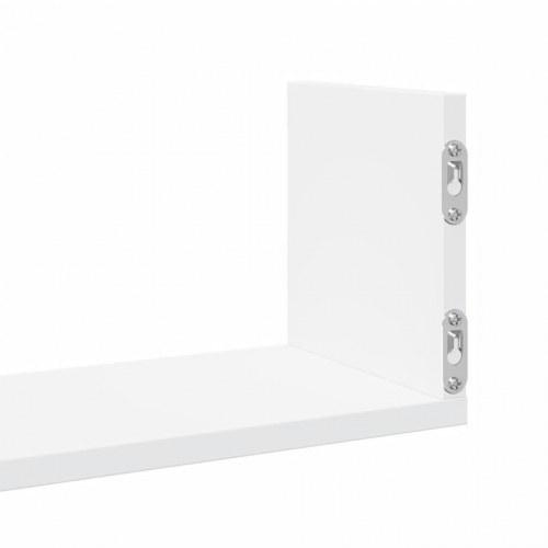 Væghylder 3 stk. 58 x 18 x 18 cm i konstrueret træ hvid