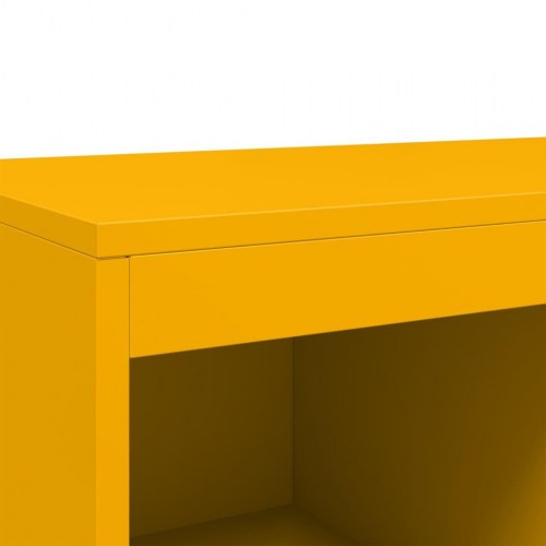 Højskab i stål 68 x 39 x 111,5 cm - sennepsgul