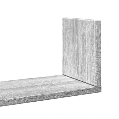 Væghylder 3 stk. 58×18×18 cm i konstrueret træ - grå sonoma-eg