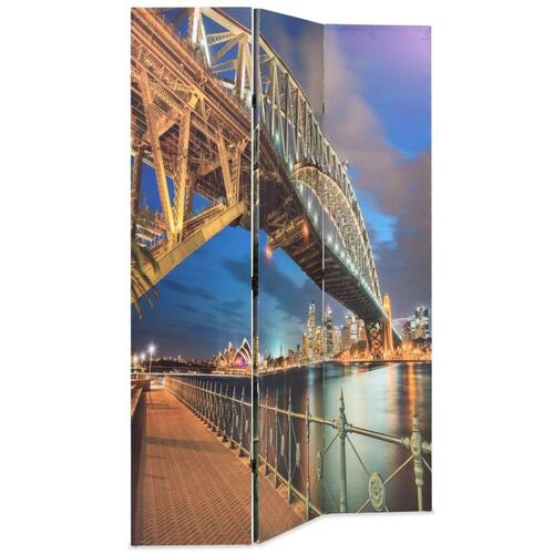 Foldbar rumdeler 120 x 170 cm Sydney Harbour Bridge