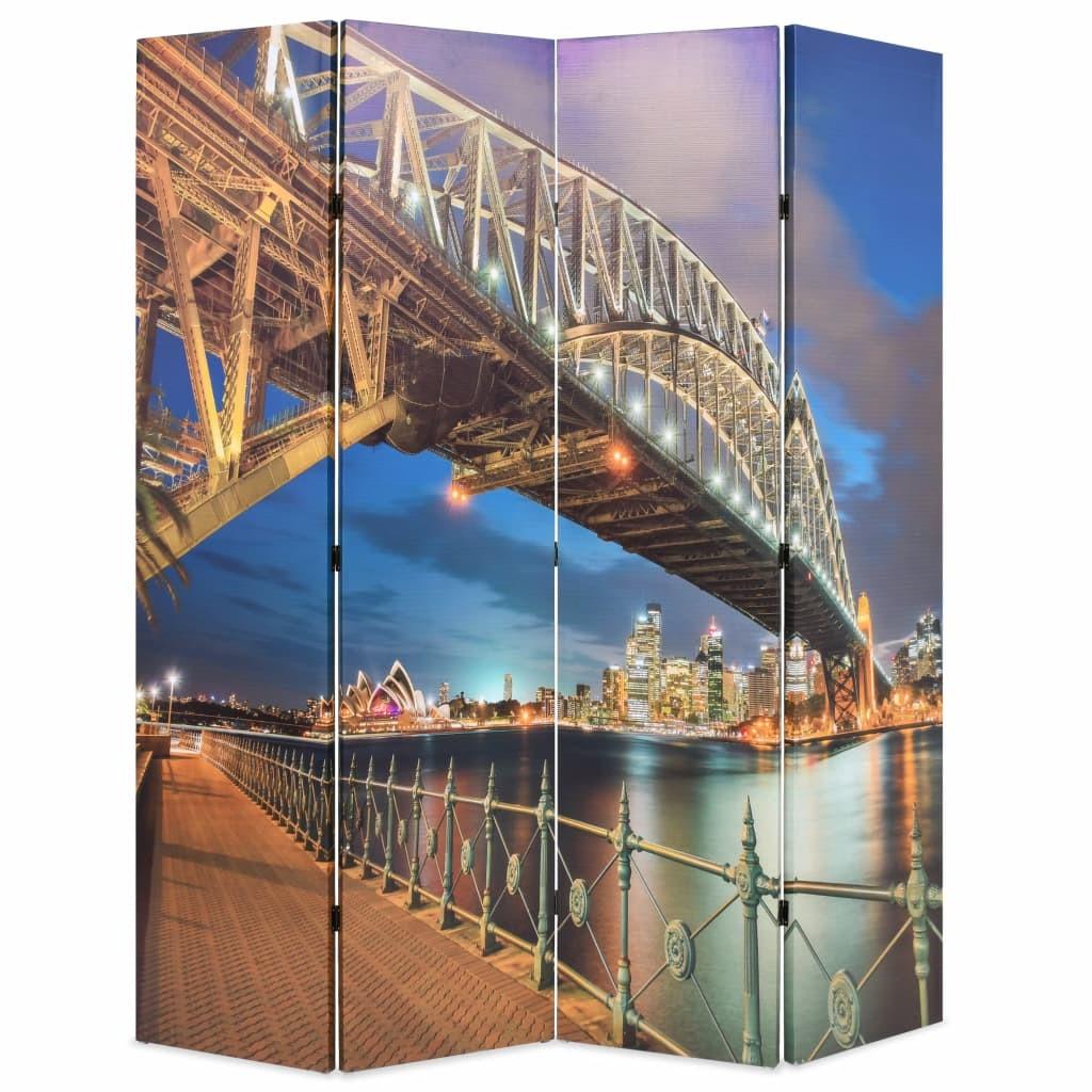 Foldbar rumdeler 160 x 170 cm Sydney Harbour Bridge