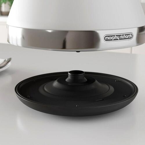 Kedel Morphy Richards 100134 Hvid Rustfrit stål 2200 W 1,5 L