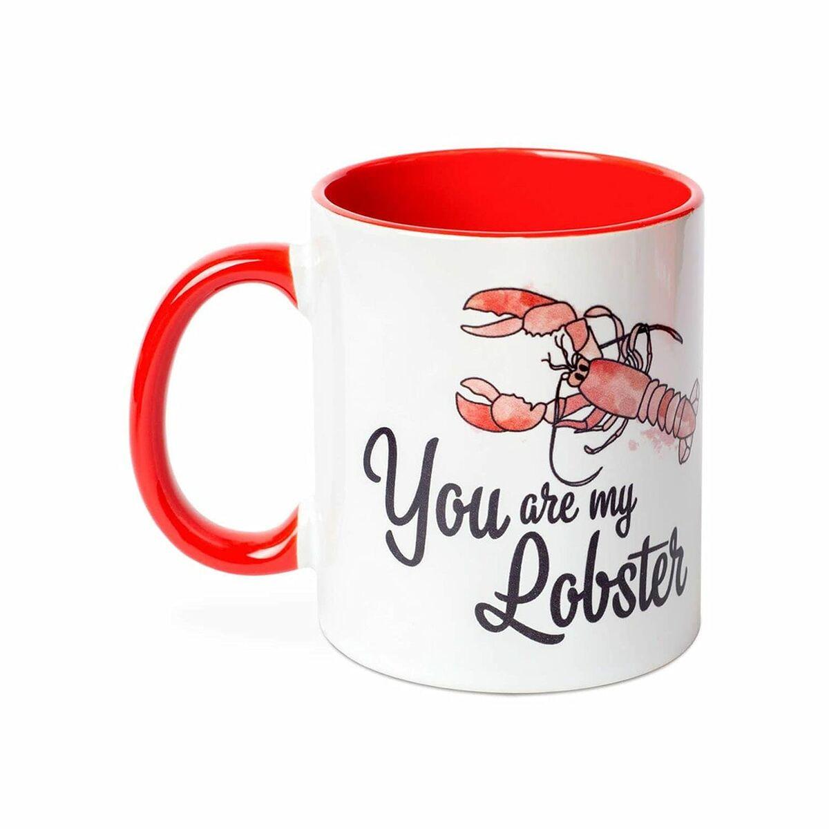 Krus Friends You Are My Lobster Hvid Rød 315 ml