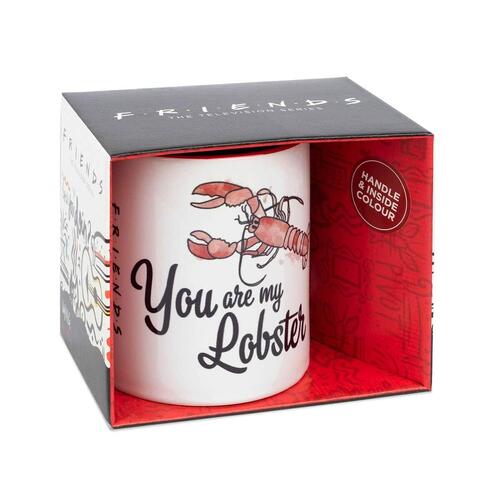 Krus Friends You Are My Lobster Hvid Rød 315 ml