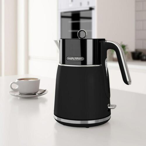 Kedel Morphy Richards Signature Sort Sølvfarvet 2200 W 1,5 L