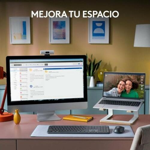 Tastatur Logitech Grå Spansk qwerty QWERTY