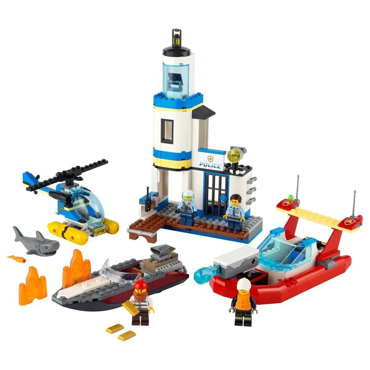 Konstruktionsspil Lego ACTUACION DE LA POLICIA COSTERA Y LOS BOMBEROS