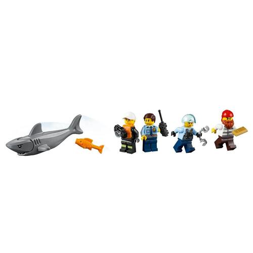 Konstruktionsspil Lego ACTUACION DE LA POLICIA COSTERA Y LOS BOMBEROS