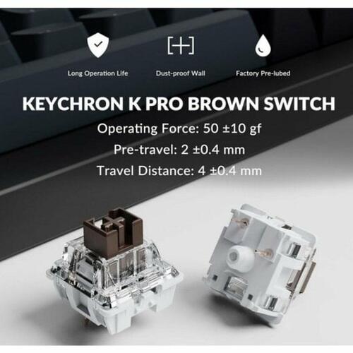 Tastatur Keychron Q1 Pro QMK/VIA Sort