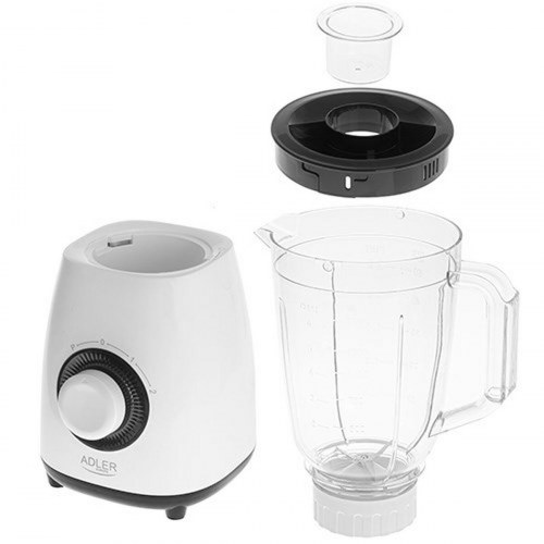 Adler AD 4085 kop-blender 1,5 L - hvid/sort, 1000 W