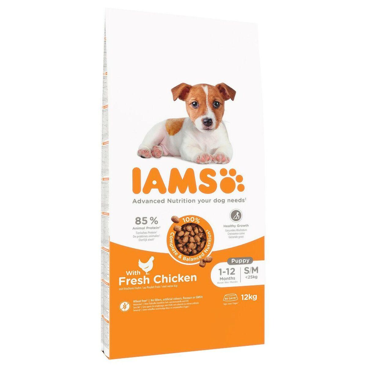 Foder IAMS Vitality Puppy & Junior Small & Medium Kylling 12 kg