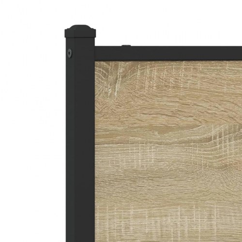 Sengeramme uden madras 100 x 190 cm i metal - sonoma-eg