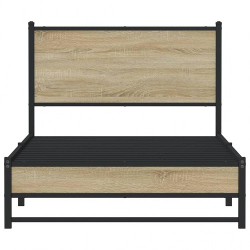 Sengeramme uden madras 107 x 203 cm i metal - sonoma-eg