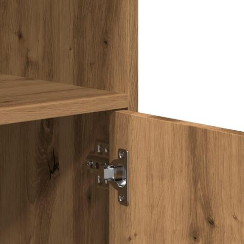 Rullebord 55x40x91 cm konstrueret træ egetræsfarve