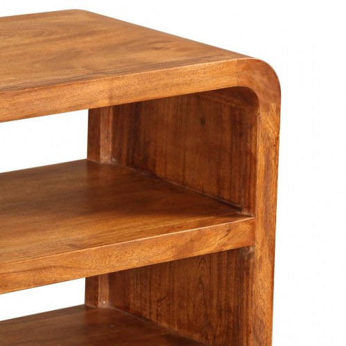 Tv-skab 90x30x55 cm massivt akacietræ